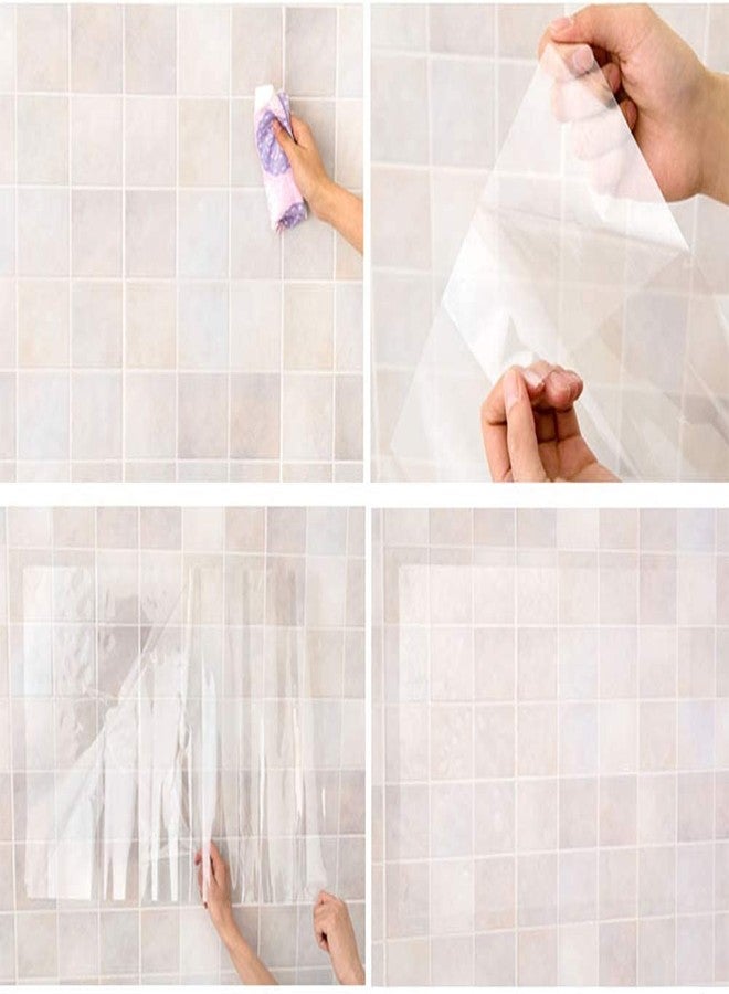 صن بيرد واقي جداري شفاف مقاوم للحرارة العالية من صن بيرد، مقاس 30 سم × 60 سم، لاصق ذاتي، مقاوم للماء والزيوت، مناسب لخزائن المطبخ والمنزل - Image 3